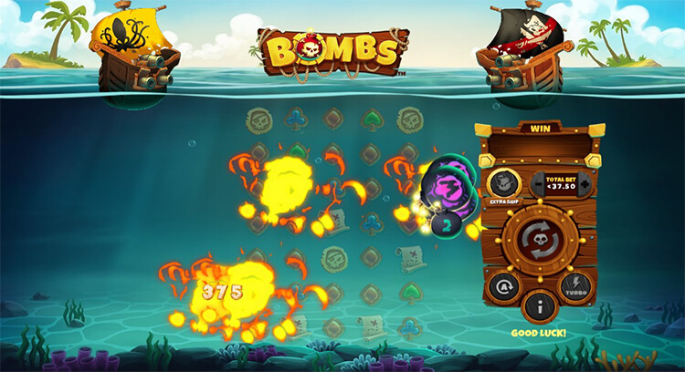 Bombs Slot Bonus Game
